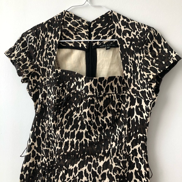 Cute Mixed Colours Beige Brown and Black Evening Dress Size Small - Picture 8 of 13